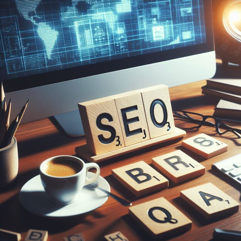 lettres SEO pour illustrer le référencement naturel