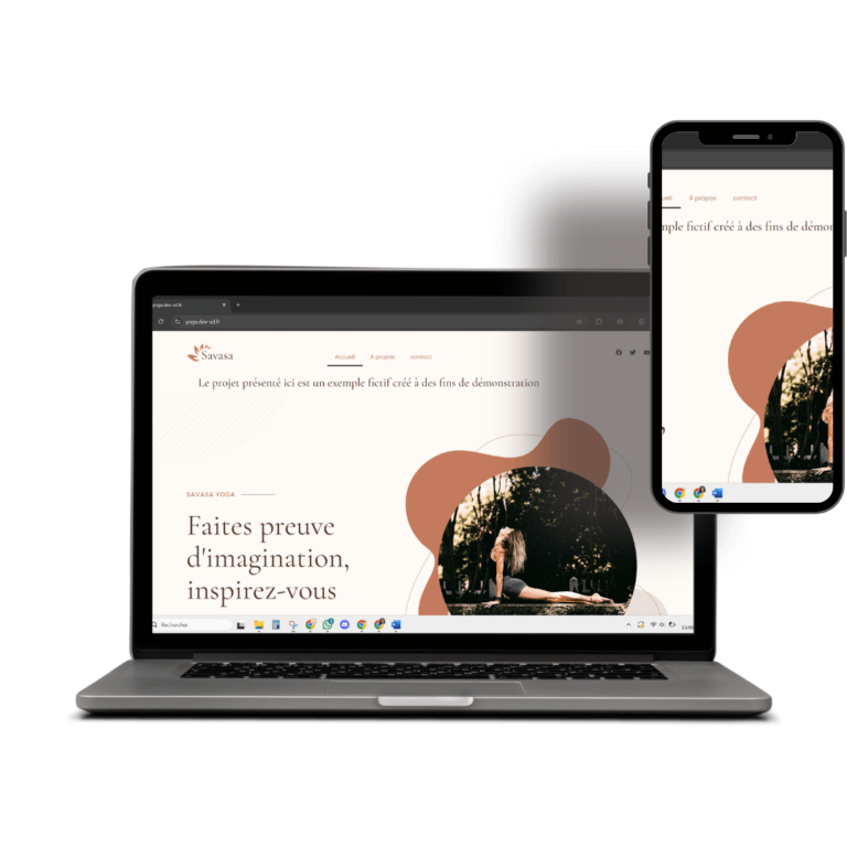 mockup professionnels de yoga et de la méditation