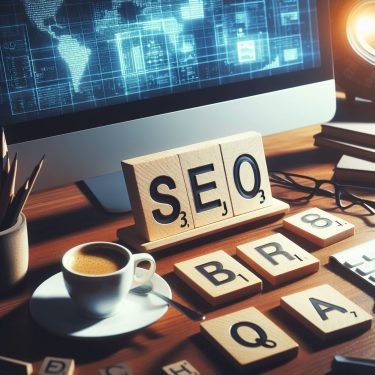 SEO lettres SEO pour illustrer le référencement naturel